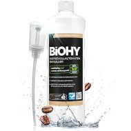 BiOHY Fully Automatic Coffee Machine Descaler (1 Litre Bottle) + Dosing Dispenser | Liquid Descaler for Coffee Machines & Kettles | Effective Limescale Remover for All Brands | Compatible with All Devices