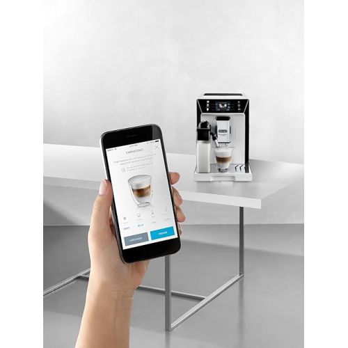  De'Longhi PrimaDonna Class Fully Automatic Coffee Machine with Milk System, Cappuccino and Espresso at the Touch of a Button, 3.5 Inch TFT Colour Display and App Control