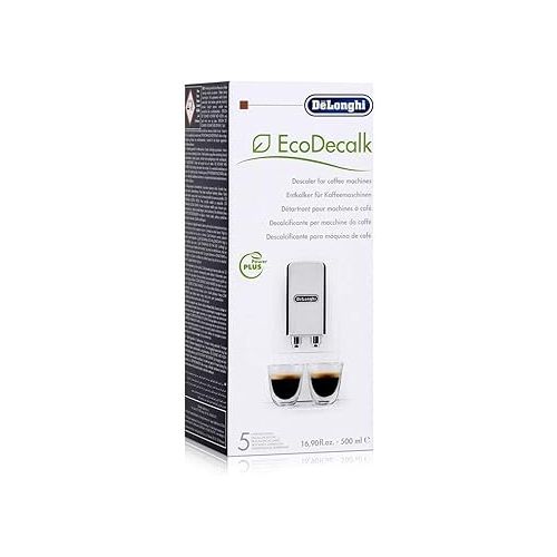  3 Pack DeLonghi Eco Descaler for Coffee Machines DLSC500 / 8004399329492 - 500 ml