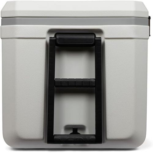  Steamy Marine 70 Roller Cool Box with Wheels, 70 Litres, White