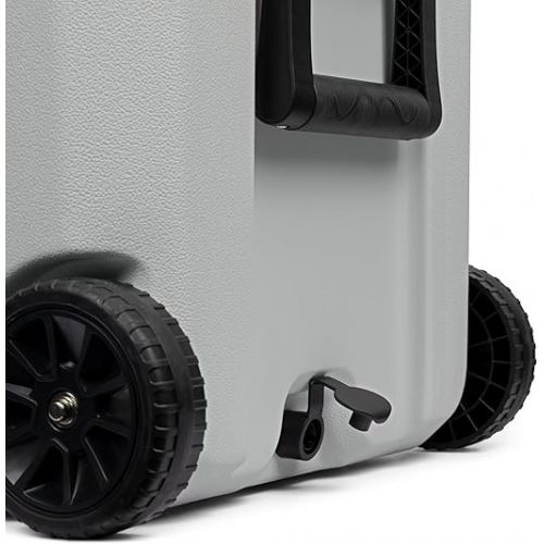  Steamy Marine 70 Roller Cool Box with Wheels, 70 Litres, White