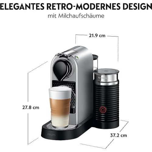  Krups Nespresso Coffee Maker Freestanding Espresso Machine