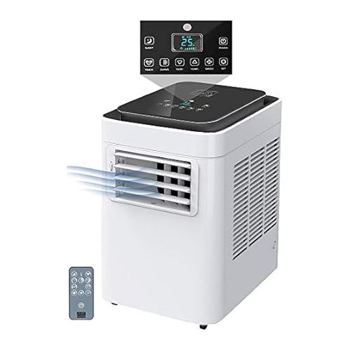  Sichler Exclusive Room Air Conditioner: Mobile Monoblock Air Conditioner, 9,000 BTU/h, Expandable for Outdoor Use (Mobile Air Conditioner, Outdoor, Two Hose Air Conditioner, Dehumidifier)