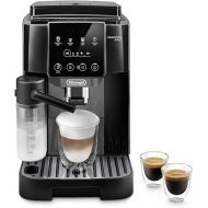 De'Longhi Magnifica Start ECAM222.60.BG Fully Automatic Coffee Machine with LatteCrema Milk System for Automatic Cappuccino, 4 Direct Dial Buttons, Soft Touch Control Panel, 