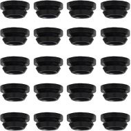 JCKD Pack of 20 Black Rubber Covers, Silicone Wire Loop, Rubber Feet, Silicone Feet, 5 mm, Protective Rubber Seal for RV Cooker, Compatible with Dometic, Smev and Thetford Accessories