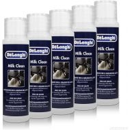DeLonghi SER 3013 Milk Foam Nozzle Cleaner 250 ml for Fully Automatic Coffee Machines Pack of 5