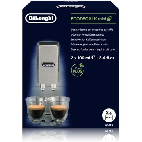  DeLonghi EcoDecalk mini Descaler Economy Pack of 4 x 100 ml for fully automated coffee machines, coffee machines no 5513292821 Nokalk: