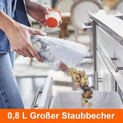  SUPERLEX 4-in-1 Staubsauger ohne Beutel, 16 kPa, Handstaubsauger Beutellos mit HEPA-Filter, 5M Kabel, 600 W, fur Tierhaare, Teppich, Boden