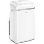 Midea Mobile Air Conditioner MPD-12CRN7, 3-in-1 Air Conditioner with Exhaust Hose, Cooling, Dehumidifying & Ventilating, 12000 BTU/h (3.5 kW/h) for Rooms Approx. 41 m³ (102 m²), 24 Hour Timer, White