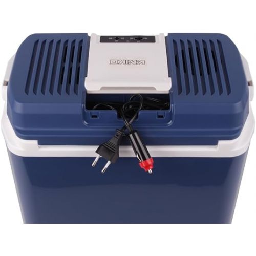  Vaiko® TKB24 Cool Box 12 V 230 V Camping Fridge Thermoelectric Warming Box (Blue)