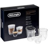 De'Longhi Delonghi 5513296671 Delonghi Fancy Box Thermal Glasses, Glass, 1 Litre, Set of 6, Transparent