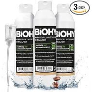 BiOHY Fully Automatic Coffee Machine Descaler (3 x 250 ml) + Dispenser, Liquid Descaler for Coffee Machines and Kettles, Effective Limescale Remover for All Brands, Compatible with All Devices