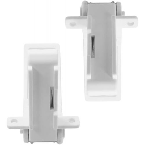  CANJPTON Pack of 2 Fridge Freezer Hinge Right Left Door Hinge for Freezer Compatible with Dometic Caravan Motorhome 2412125011 2412125003 44990000026