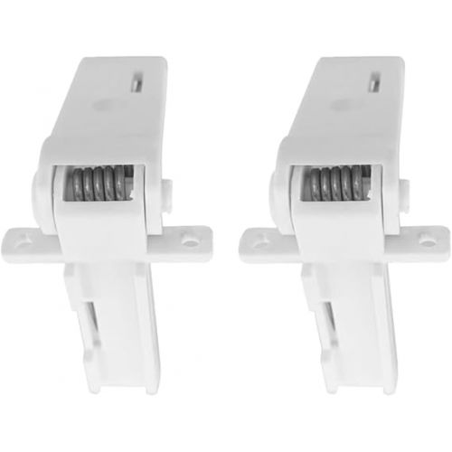  CANJPTON Pack of 2 Fridge Freezer Hinge Right Left Door Hinge for Freezer Compatible with Dometic Caravan Motorhome 2412125011 2412125003 44990000026