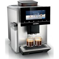 Siemens EQ900 TQ903D03 Fully Automatic Coffee Machine, App Control, Intuitive Full Touch Display, Barista Mode, AromaBoost, Noise Reduction, Premium Grinder, Automatic Steam Cleaning, 1500 W,