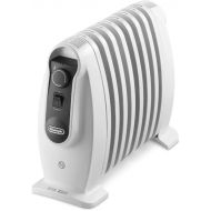 De'Longhi TRNS0808.M Oil Radiator, Compact Mobile Radiator, Nano, White