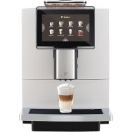 Tchibo Office Fully Automatic Coffee Machine with Ceramic Grinder and Milk System, Colour Touch Display, Stainless Steel Brewer, 1500 Watt, Creamy Milk Foam Function, 2 L Water Tank, 30 Cups a Day,