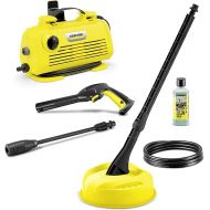 Karcher K 2 Premium Horizontal VPS Home Pressure Washer, Pressure: Max. 110 Bar, Flow Rate: 360 l/h, Area: 20 m²/h, Weight: 3.5 kg, High Pressure Gun, Dirt Blaster, Jet Pipe, Home Kit