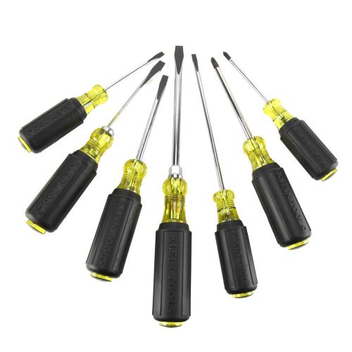  자전거 정비 공구 수리Klein Tools 85076 7 Piece Cushion Grip Screwdriver Set - Pack of 1: Tools & Home Improvement