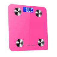  Yu2d _ Home & Kitchen Yu2d  Bluetooth Body Fat Scale Smart BMI Scale Digital Bathroom Wireless Weight（Pink）