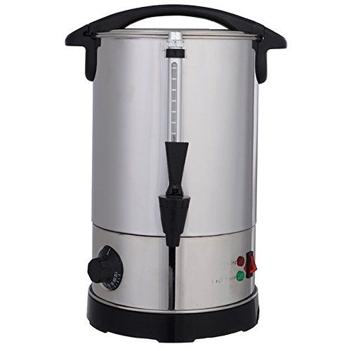 - 6 Quart Stainless Steel Electric Water Boiler 750W Warmer Hot Water Kettle Dispenser High Power For Home And Restaurant Adjustable Temperature 38 Degrees To 100 Degrees