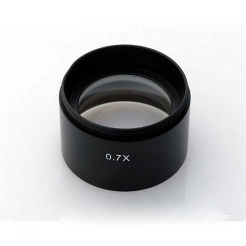  0.7X Barlow Lens For SM Stereo Microscopes (48mm) by AmScope