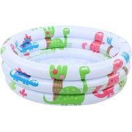 Annular Kiddie Pool, Easy to Store Circles Swimming Pool Swimming Baby Pool Wear-Resistant Inflatable Swimming Pools for Swimming