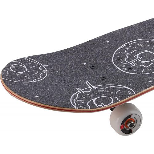  01 Maple Skate Board, High Speed Seven?Layer Maple Skateboard with H?Type 95A Super Wide Reel for Kids and Beginners