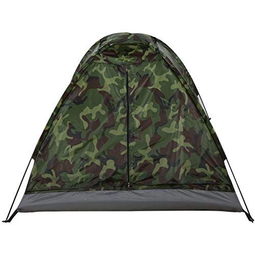  01 Waterproof Camping Camouflage Tent Hiking Two Person Instant Setup Single Layer Ultralight Tent with Great Ventilation for Outdoor Backyard Hiking Backpacking Picnic