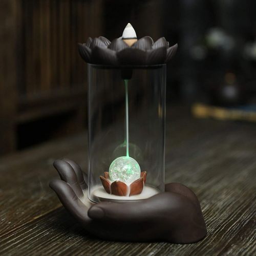  인센스스틱 01 Incense Sticks with Windproof Cover Handicraft Insense Burner Incense Burner Spa for Yoga Meditation Thanksgiving Christmas Halloween