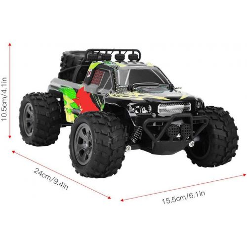  01 2.4G RC Car, 2.4G 1/18 RC Crawler Electric Model Toys 1/18 Simulation Remote Control Crawler Durable for Long Term Use for Home for School