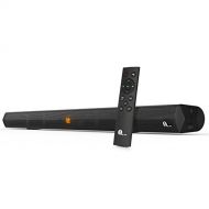 [아마존 핫딜]  [아마존핫딜]1 BY ONE 1byone Wireless Wireless Lautsprecher - Stereo Soundbar fuer Fernseher, Smartphones und Laptops, 2.0 Dual Channel 40W Lautsprecher, Mehrere Anschluesse, Wandmontage, mit Fernbedienun