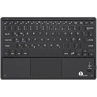 [아마존베스트]1Byone Wireless Bluetooth Qwertz German Keyboard