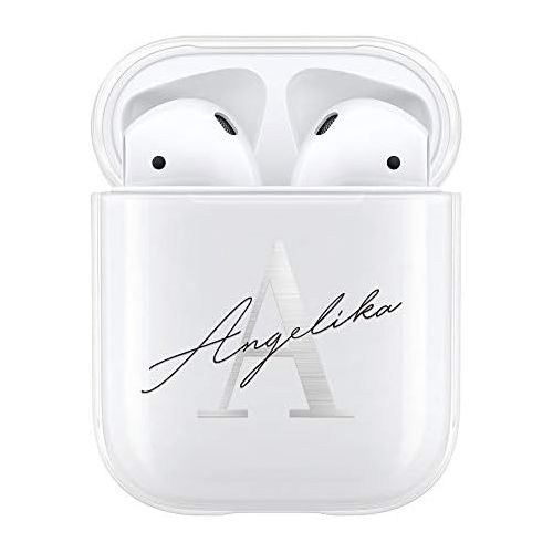  [아마존베스트]1Instaphone AirPods Silicone Case Compatible with Apple AirPods Wireless Charging Shockproof Protective Case LED Visible