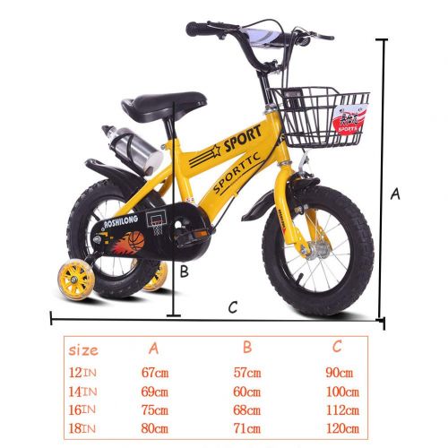  1-1 Kinderfahrrad 12 Zoll Jungen Maedchen Blau Schwarz ab 2 Jahre mit V-Brake und Ruecktritt - 12 Zoll BMX Modell 2019