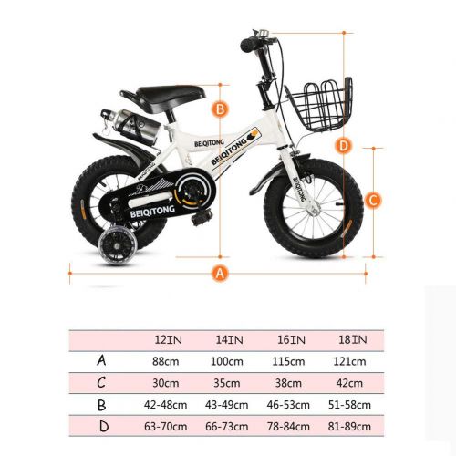  1-1 Kinderfahrrad 12 Zoll Jungen Maedchen ab 2 Jahre mit V-Brake und Ruecktritt - 12 Zoll BMX Modell 2019