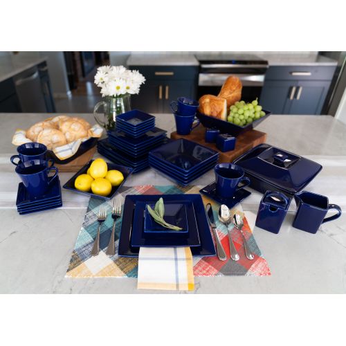  Ten Strawberry Street 10 Strawberry Street Nova Square Banquet 45-Piece Dinnerware Set