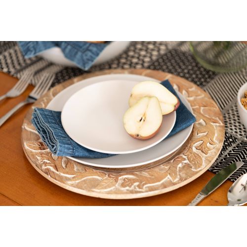  Ten Strawberry Street 10 Strawberry Street Wazee Matte Dinner Plate, Set of 6