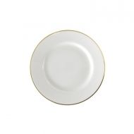 Ten Strawberry Street 10 Strawberry Street Gold Line 6.75 Bread and Butter Plates, Set of 4, White with Gold Border
