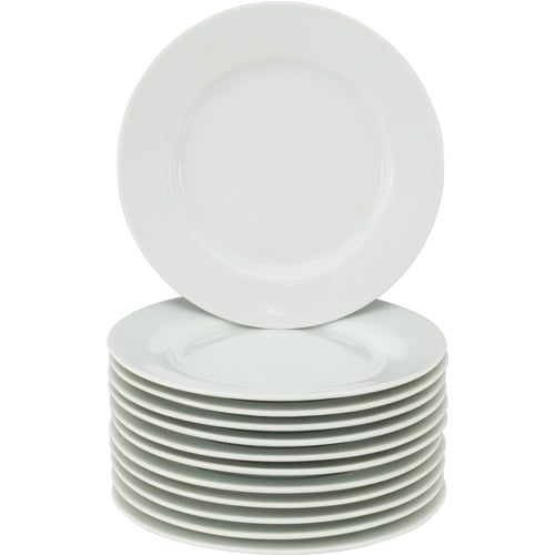  Ten Strawberry Street 10 Strawberry Street Catering Pack 6 Round Appetizer Plates, Set of 12