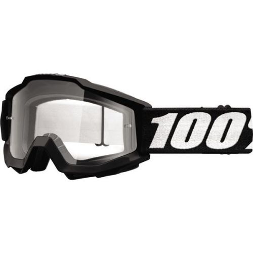  100% Accuri OTG Goggle, Black Tornado with Clear Lens
