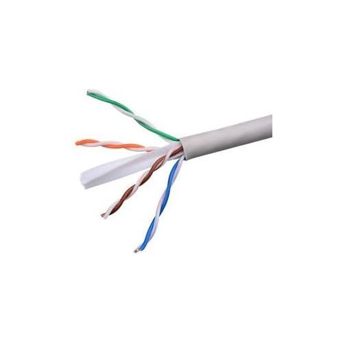  550MHZ CAT6 PLENUM 1000FT Bulk UTP CABLE by 1000FTCables Grey