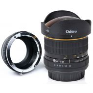 Oshiro 8mm f3.5 LD UNC AL Wide Angle Fisheye Lens forNikon 1 J5, J4, J3, J2, S2, S1, V3, V2, V1 and AW1 Compact Mirrorless Digital Cameras