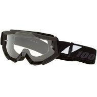 [아마존베스트]100% Unisex-Adult Goggle MX STRATA Goliath Clear Lens (Black, One Size) (50400-166-02)