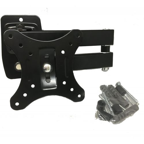  [아마존베스트]101 AV Inc 101AV Full Motion LCD LED Plasma TV Monitor Wall Mount Bracket 12 16 19 20 21 23 Tilt Swivel Hold up to 33lb (15Kg) VESA up to 100mm (W) x 100mm (H)