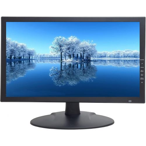  [아마존베스트]101 AV Inc 101AV 18.5 HD LED Security Monitor HDMI VGA & BNC Input Build in Speaker Wide Screen Audio Video Display Computer PC Monitor for CCTV DVR Home Office Surveillance Optional Mount(3D