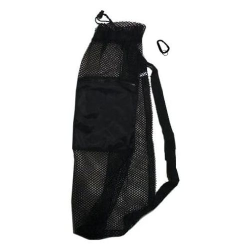  [아마존베스트]101SNORKEL Mesh Drawstring Aquatic Snorkel Swim Sport Bag with Black Zip Pocket