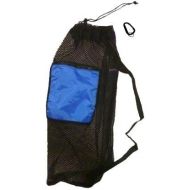 [아마존베스트]101SNORKEL Mesh Drawstring Snorkel Bag with Blue Zip Pocket