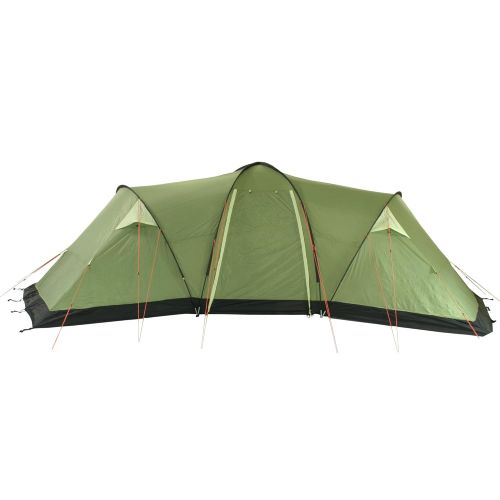  10T Outdoor Equipment 10T Zelt Highhills 6 Mann Kuppelzelt wasserdichtes Familienzelt 5000mm Campingzelt feste Bodenwanne