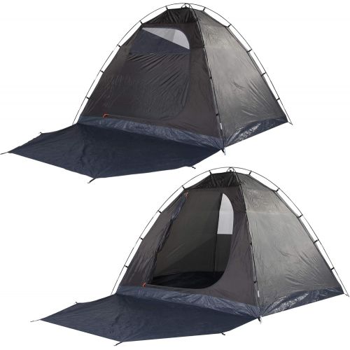  10T Outdoor Equipment 10T Zelt Corowa fuer 4 oder 5 Personen & div. Farben zur Wahl, Familienzelt mit Stehhoehe, 5000mm Campingzelt, wasserdichtes Iglu Kuppelzelt